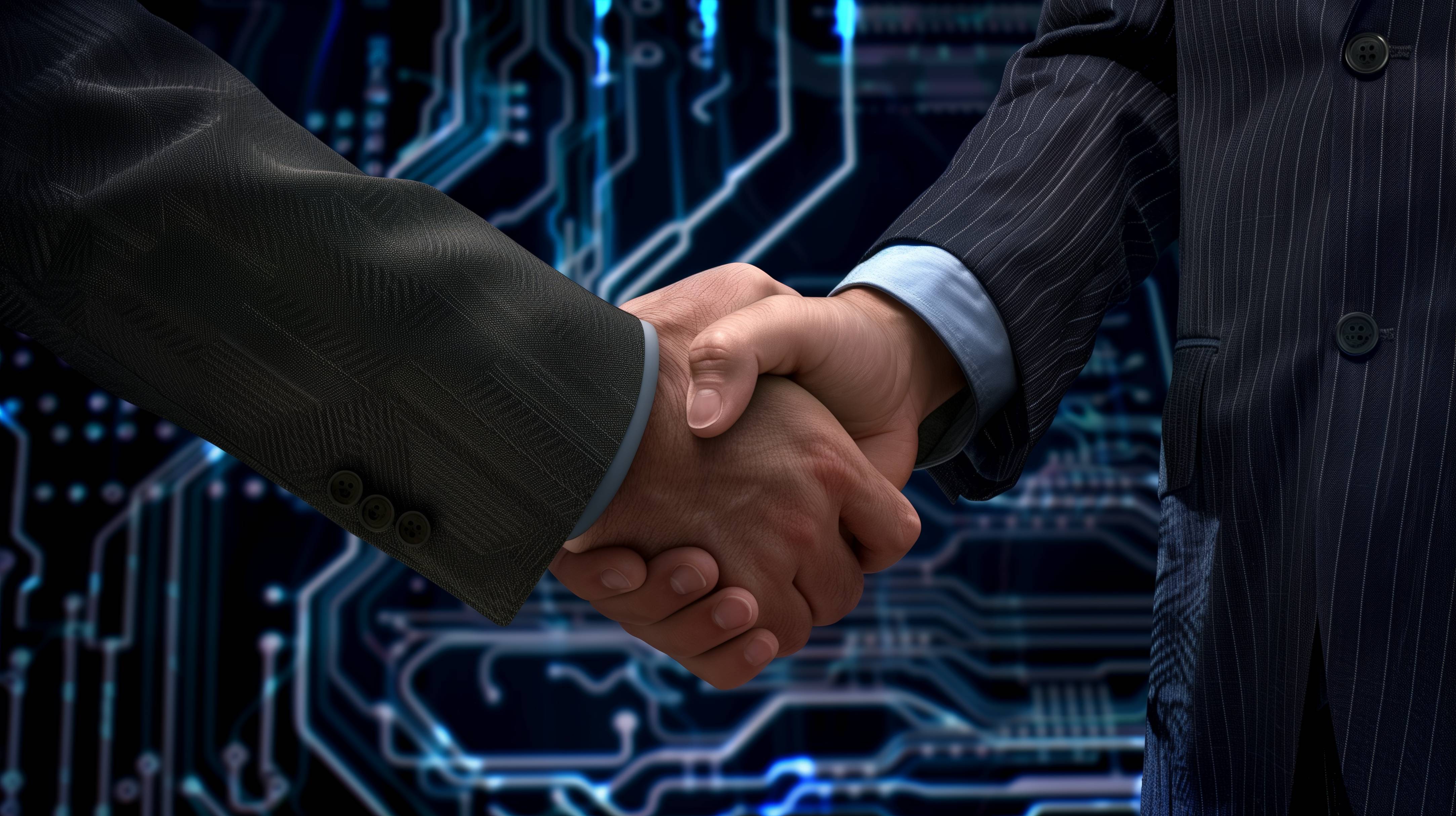 Two professionals shaking hands representing the India-UAE capital corridor